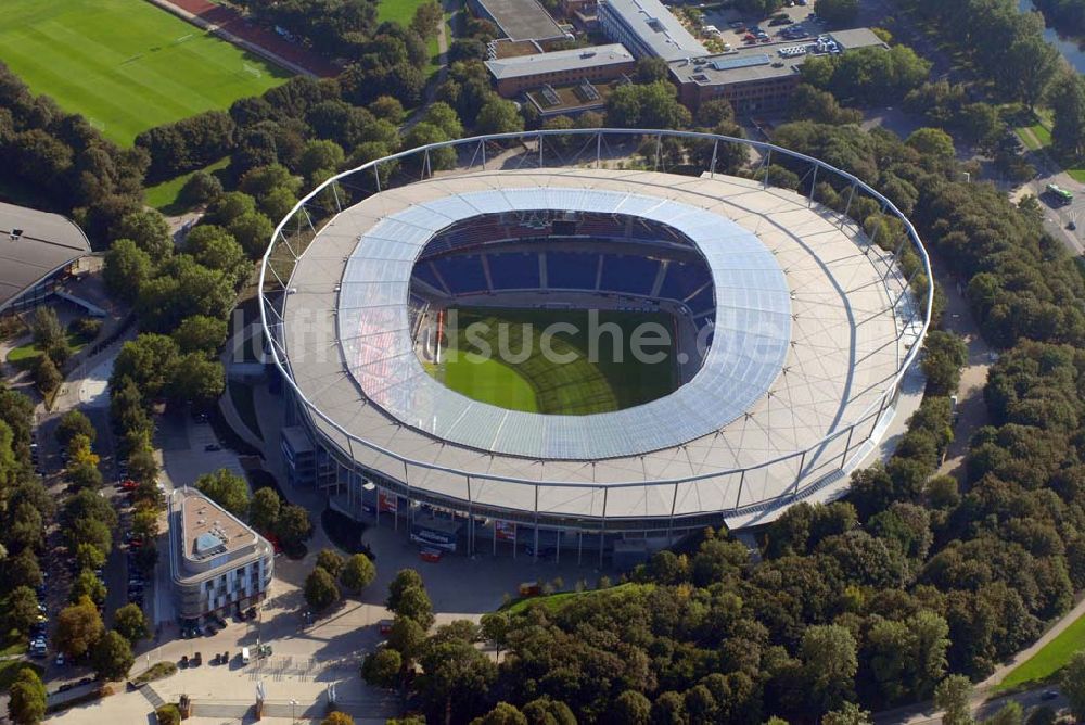 Hannover von oben - AWD-Arena Hannover