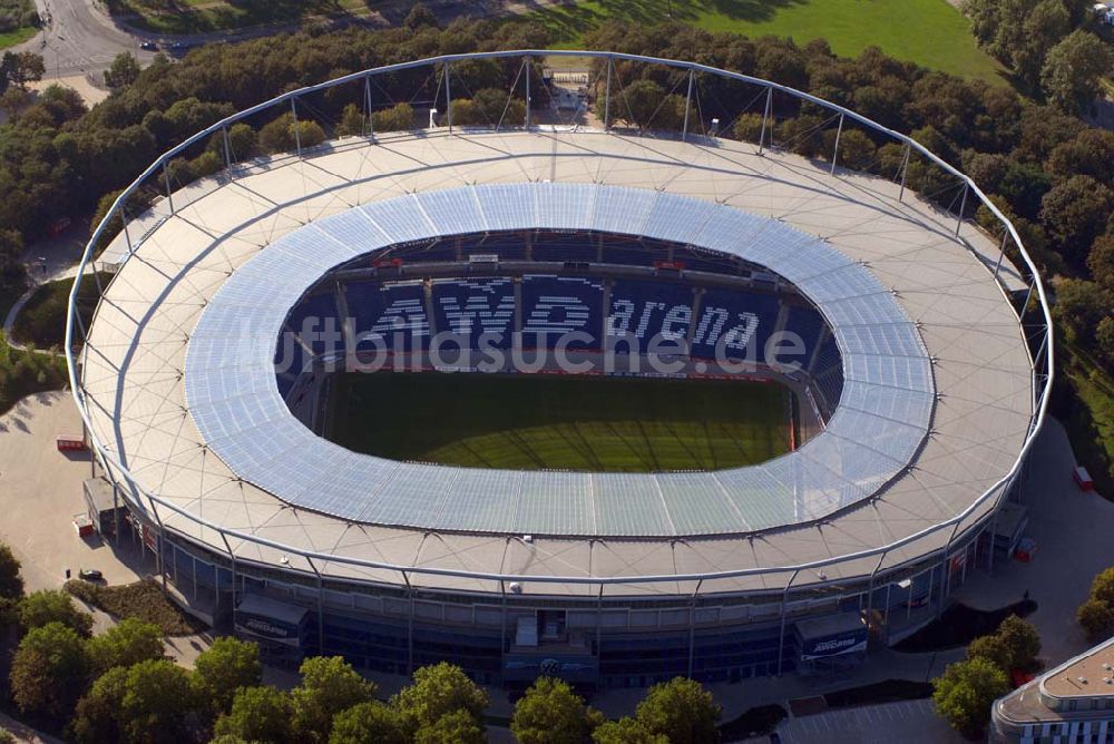 Luftaufnahme Hannover - AWD-Arena Hannover