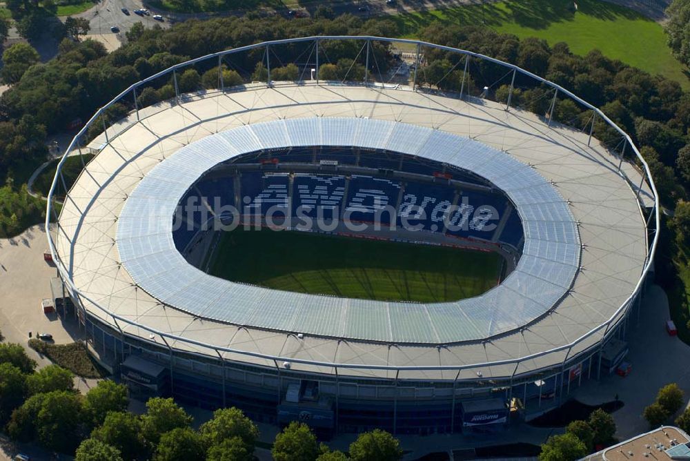 Hannover von oben - AWD-Arena Hannover