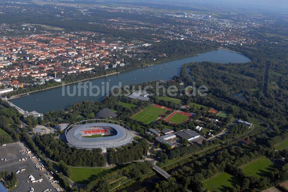 Luftaufnahme Hannover - AWD-Arena Hannover