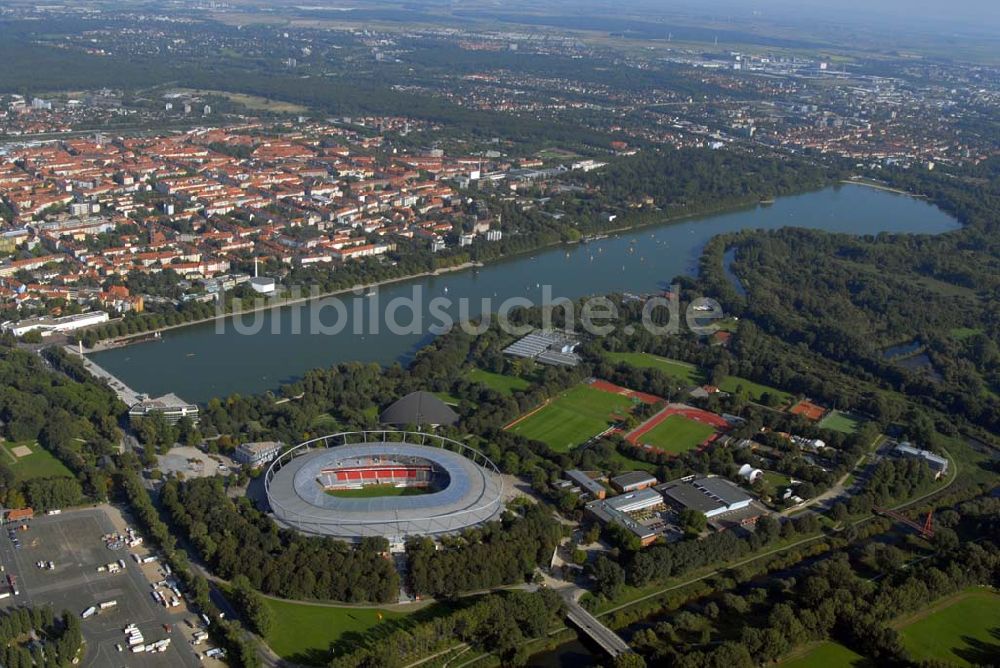 Hannover von oben - AWD-Arena Hannover