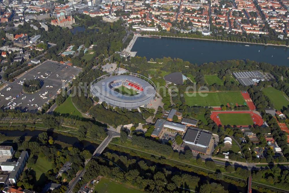 Luftaufnahme Hannover - AWD-Arena Hannover