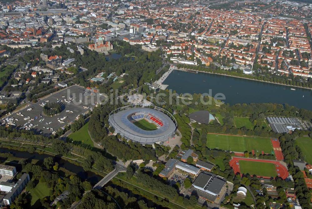 Hannover von oben - AWD-Arena Hannover