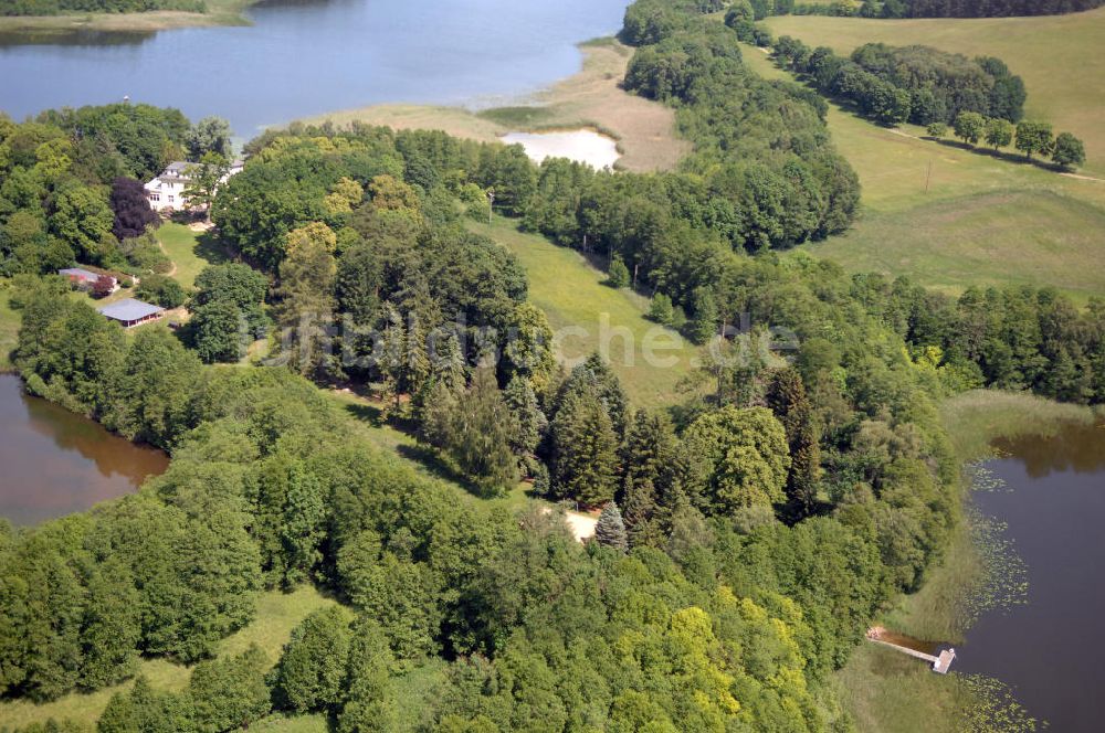 Luftbild Dambeck - AWO SANO Familienferienpark in Dambeck am Müritz-Nationalpark