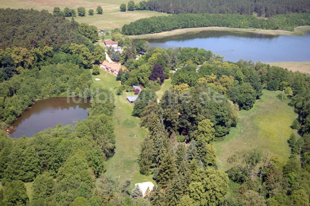 Luftaufnahme Dambeck - AWO SANO Familienferienpark in Dambeck am Müritz-Nationalpark