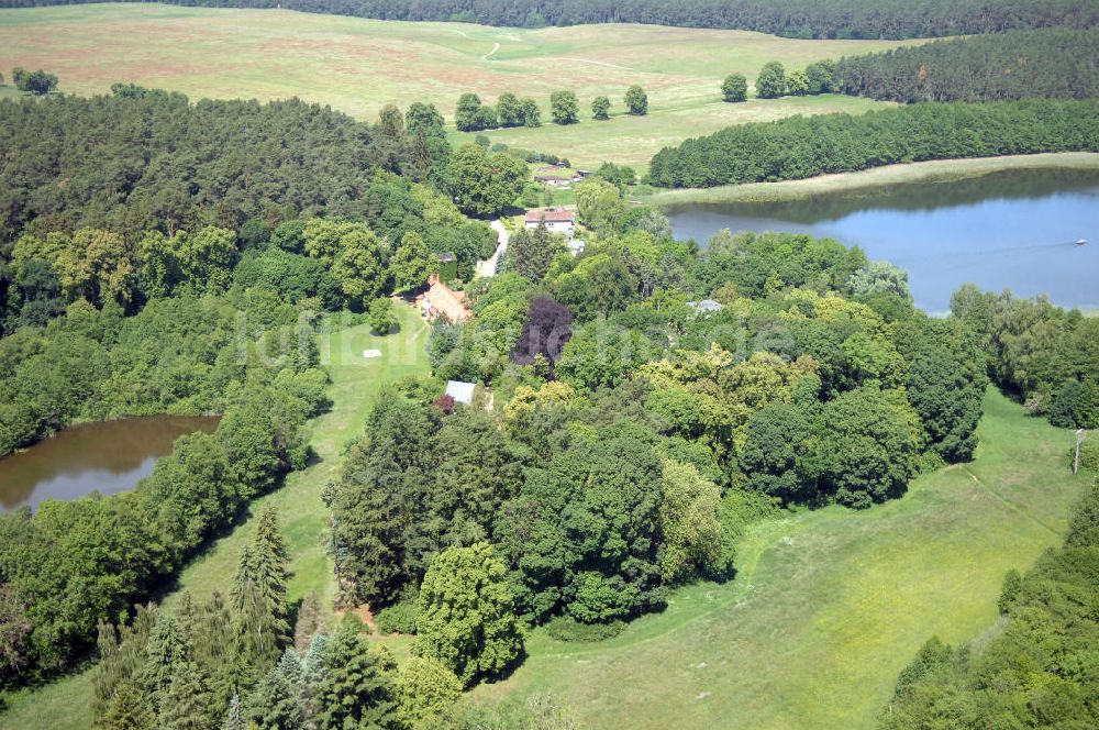 Dambeck von oben - AWO SANO Familienferienpark in Dambeck am Müritz-Nationalpark