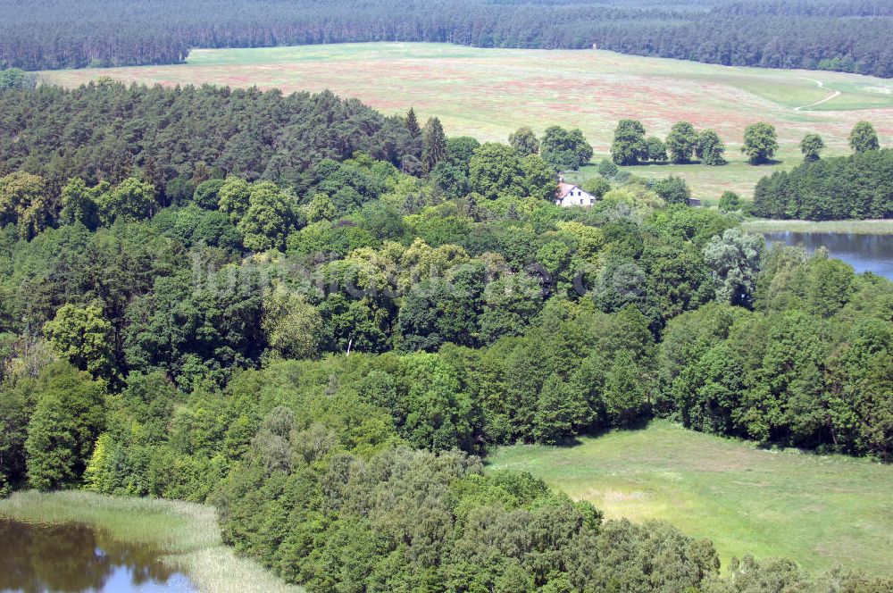 Dambeck aus der Vogelperspektive: AWO SANO Familienferienpark in Dambeck am Müritz-Nationalpark