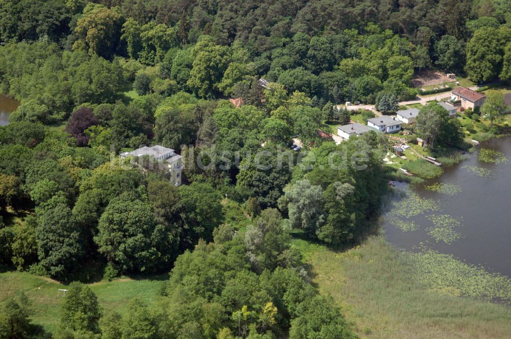 Dambeck von oben - AWO SANO Familienferienpark in Dambeck am Müritz-Nationalpark