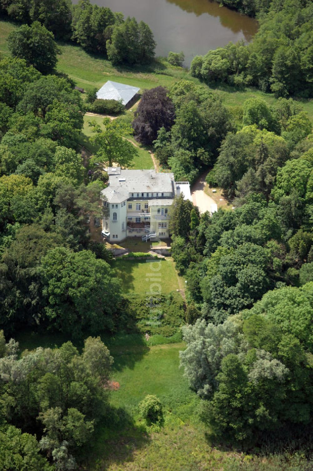 Dambeck von oben - AWO SANO Familienferienpark in Dambeck am Müritz-Nationalpark