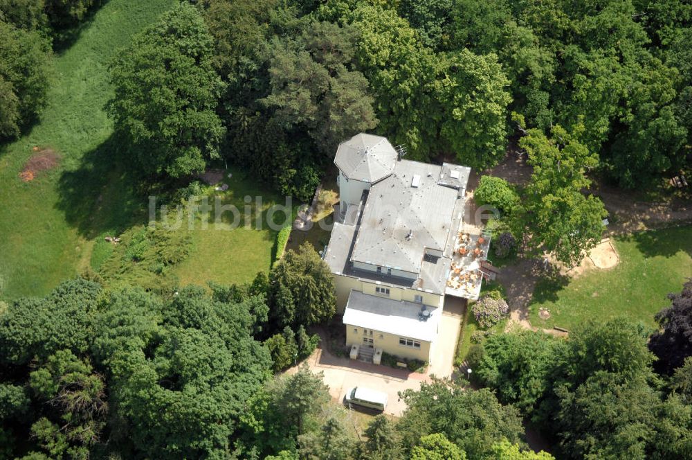 Dambeck von oben - AWO SANO Familienferienpark in Dambeck am Müritz-Nationalpark