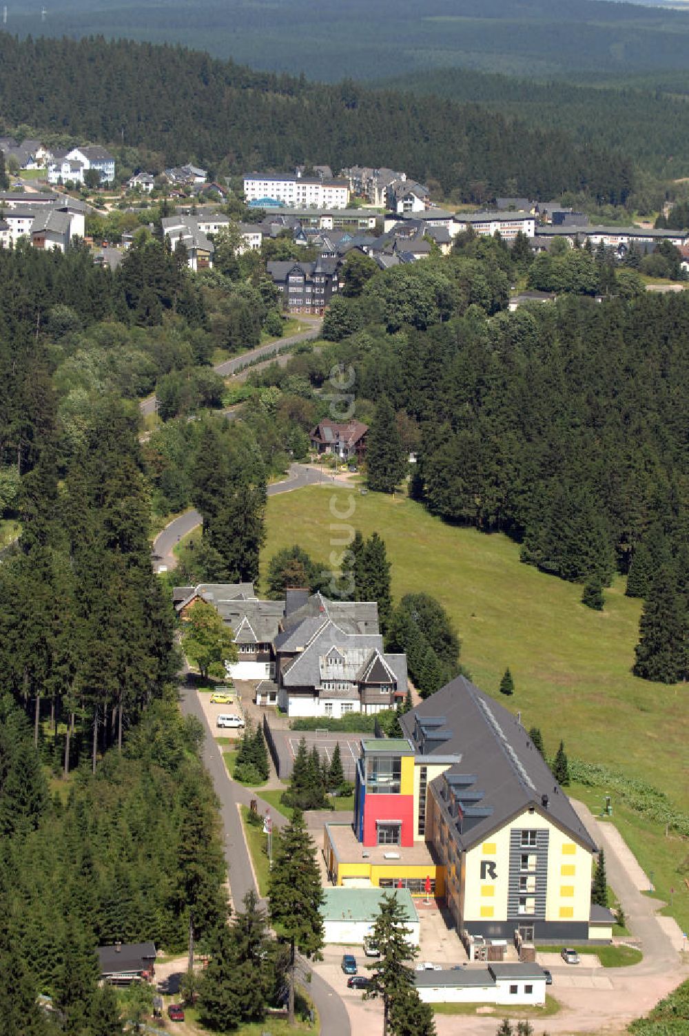 Oberhof aus der Vogelperspektive: Awo Sano Ferienzentrum Oberhof