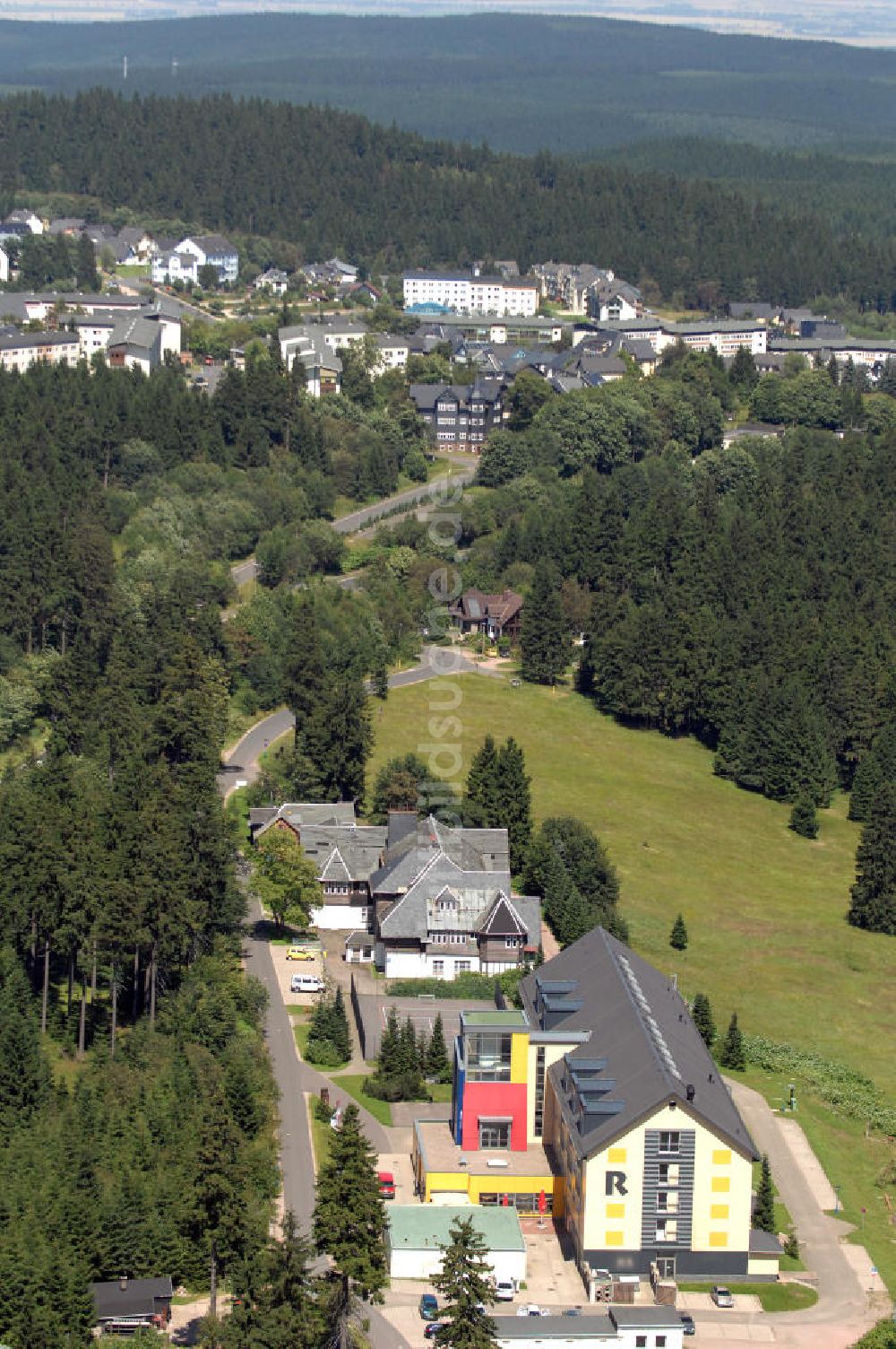 Luftbild Oberhof - Awo Sano Ferienzentrum Oberhof