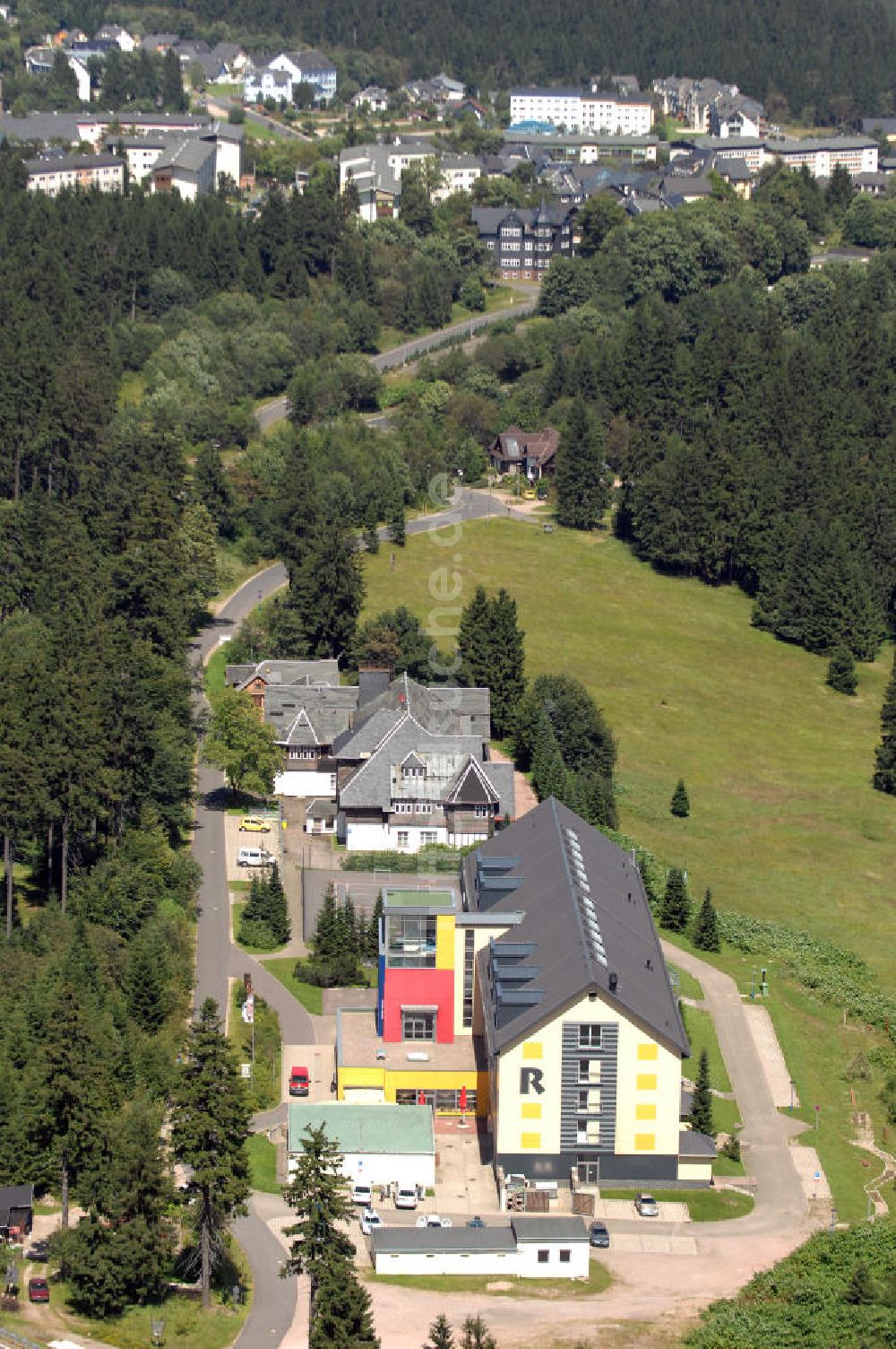 Oberhof von oben - Awo Sano Ferienzentrum Oberhof