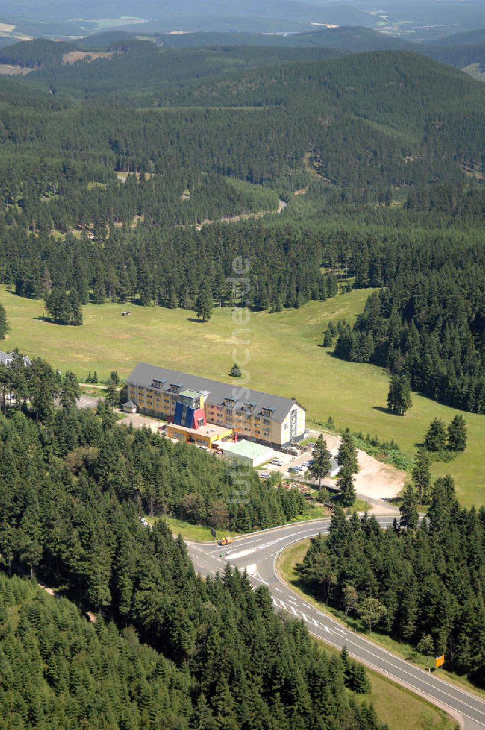 Luftbild Oberhof - Awo Sano Ferienzentrum Oberhof