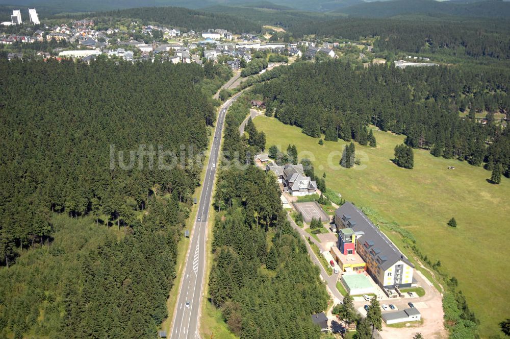 Oberhof von oben - Awo Sano Ferienzentrum Oberhof