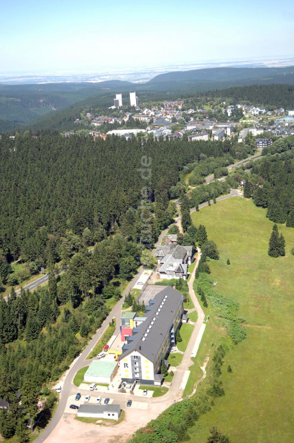 Oberhof aus der Vogelperspektive: Awo Sano Ferienzentrum Oberhof