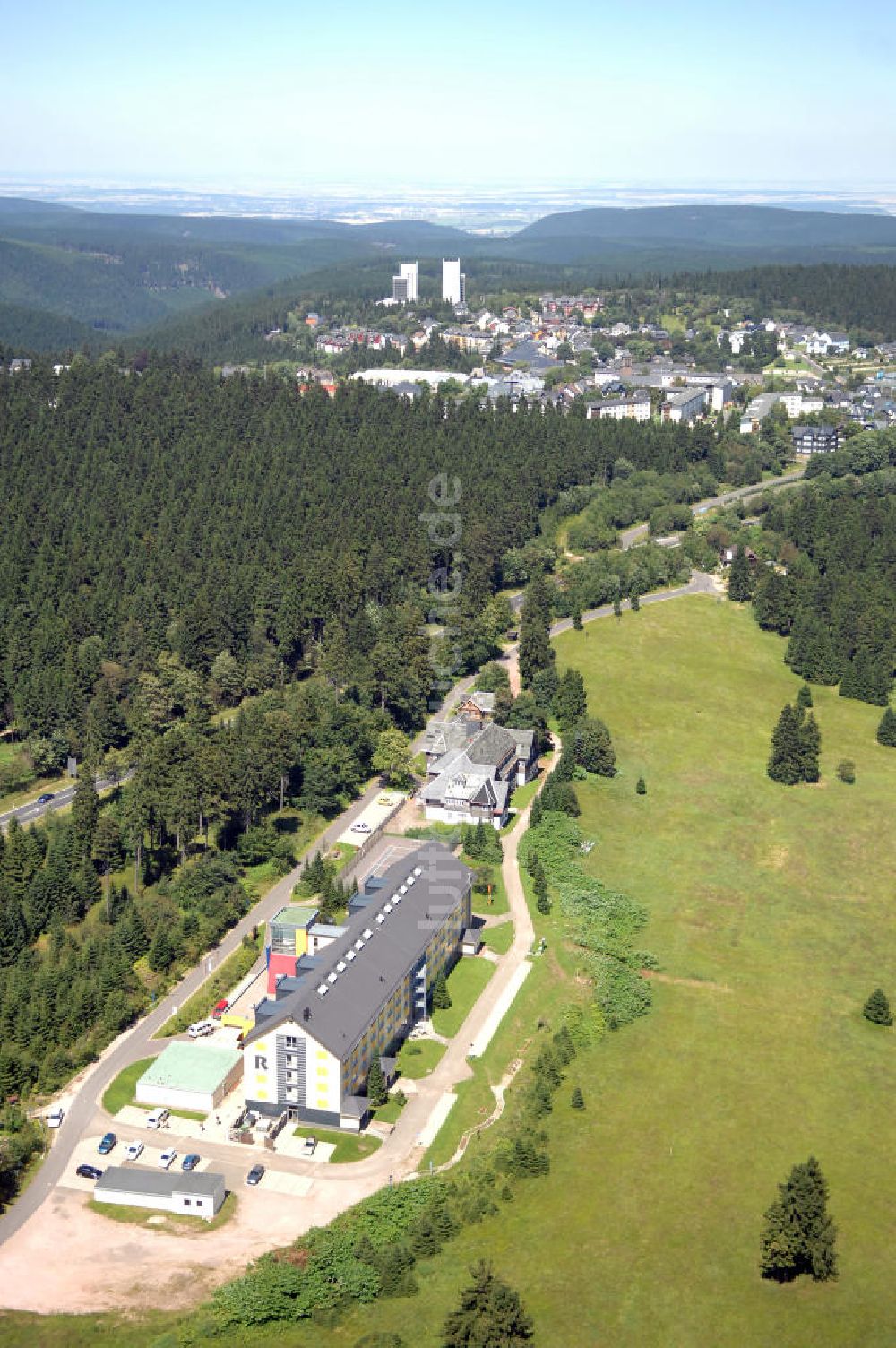 Luftbild Oberhof - Awo Sano Ferienzentrum Oberhof