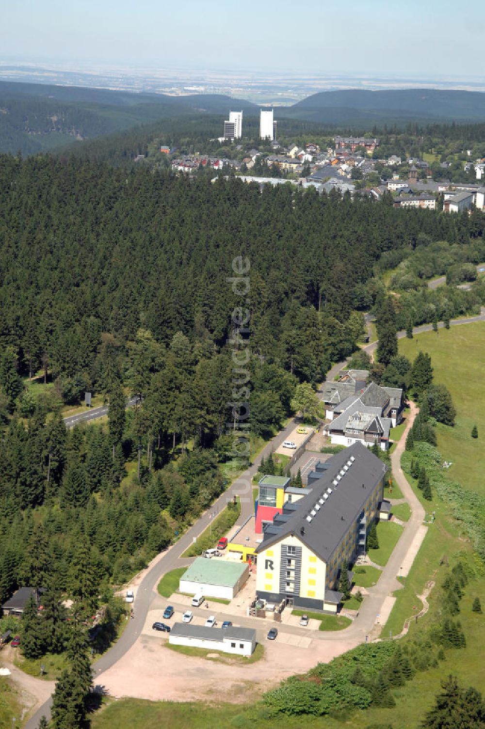 Oberhof von oben - Awo Sano Ferienzentrum Oberhof