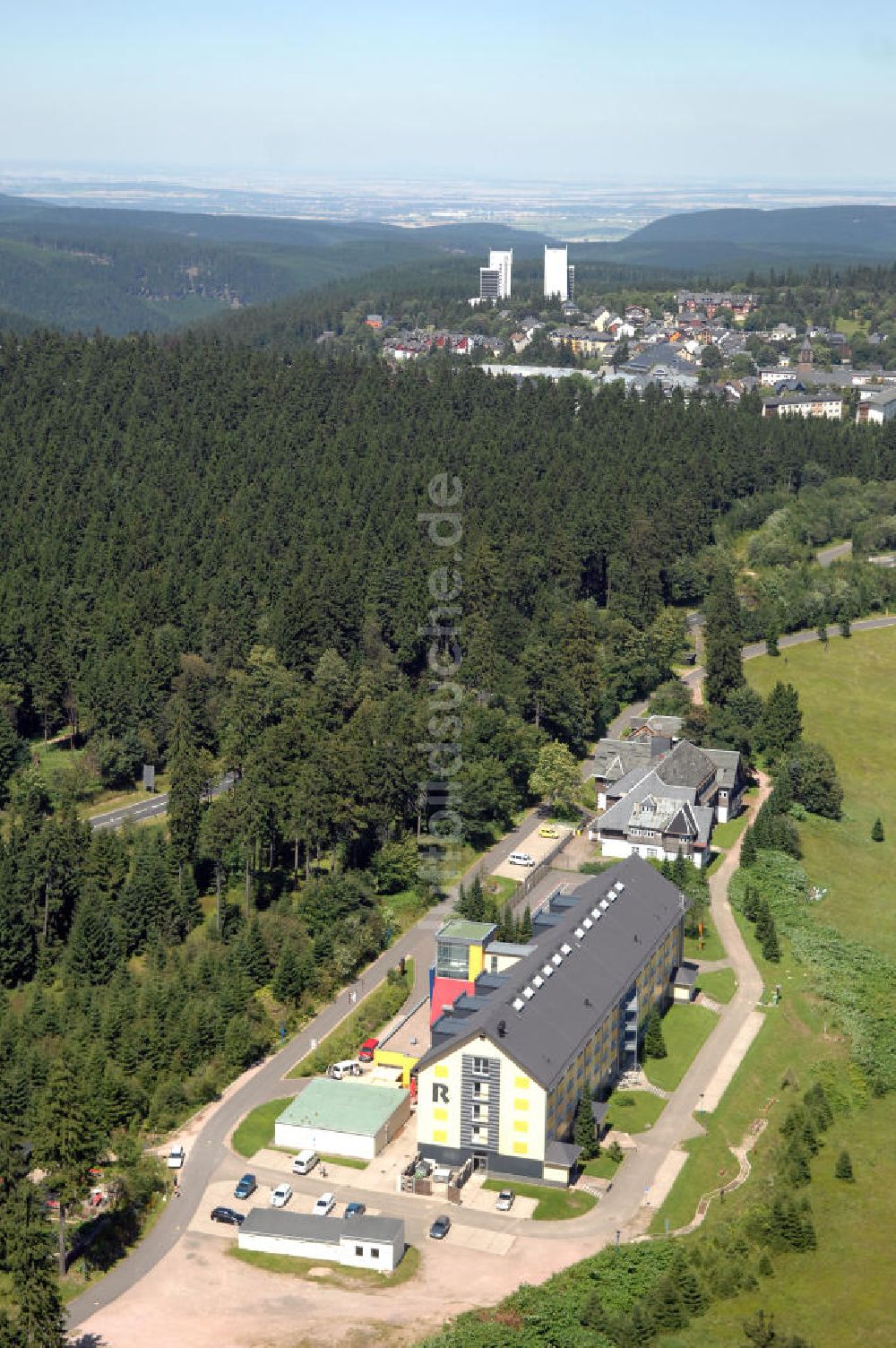 Oberhof aus der Vogelperspektive: Awo Sano Ferienzentrum Oberhof