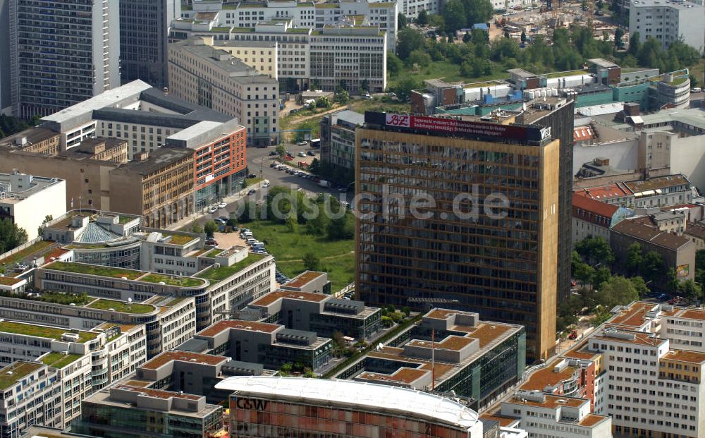 Berlin von oben - Axel-Springer-Verlag Berlin