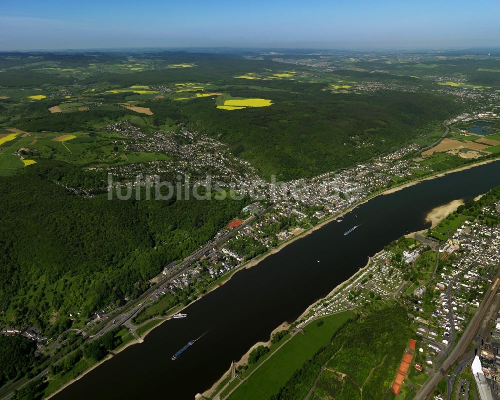 Luftaufnahme Bad Breisig - Bad Breisig im Bundesland Rheinland-Pfalz