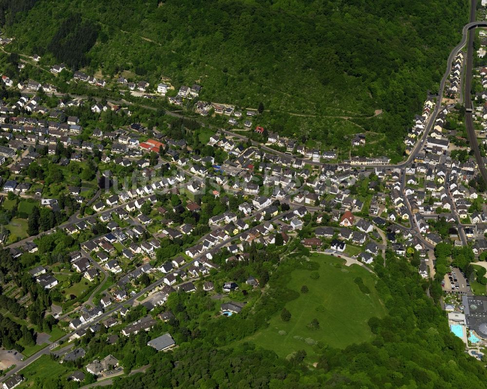 Bad Breisig von oben - Bad Breisig im Bundesland Rheinland-Pfalz