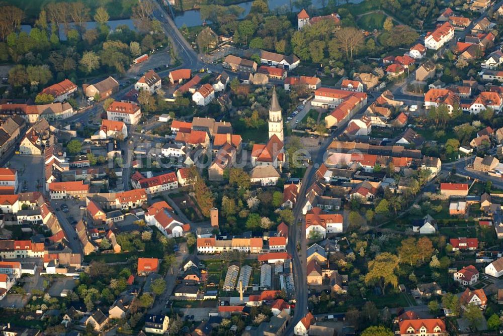 Luftaufnahme Bad Düben - Bad Düben an der Mulde