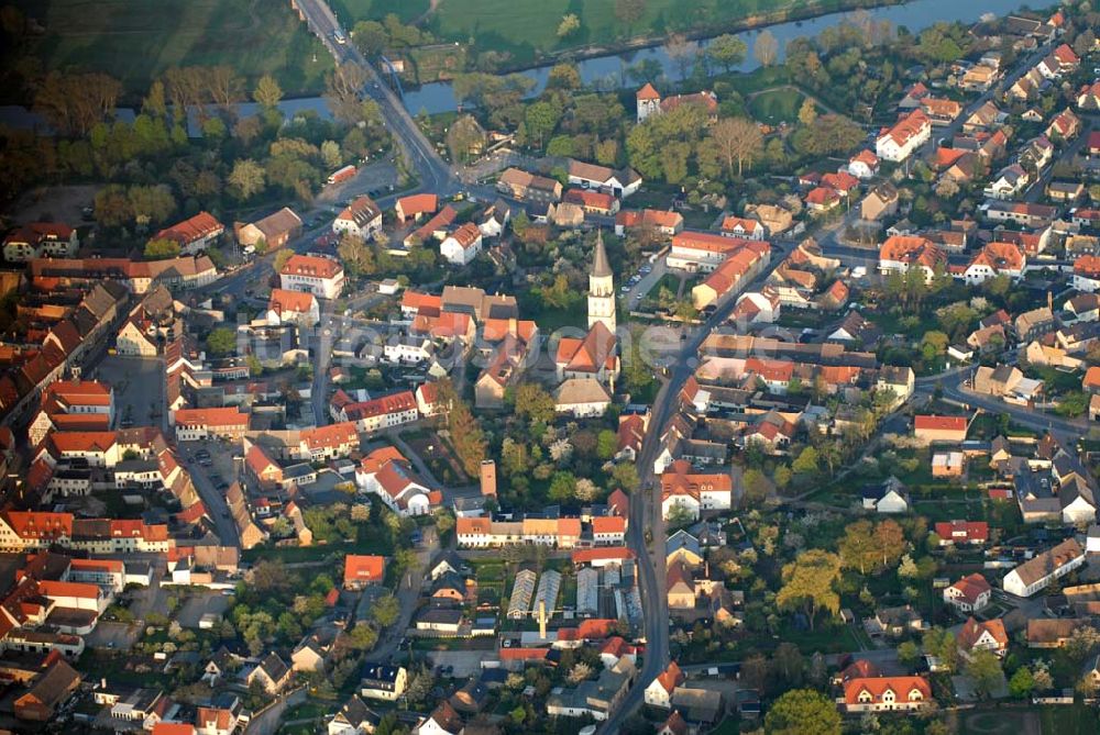 Luftbild Bad Düben - Bad Düben an der Mulde