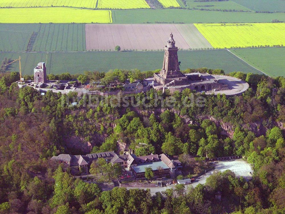 Bad Frankenhausen von oben - Bad Frankenhausen