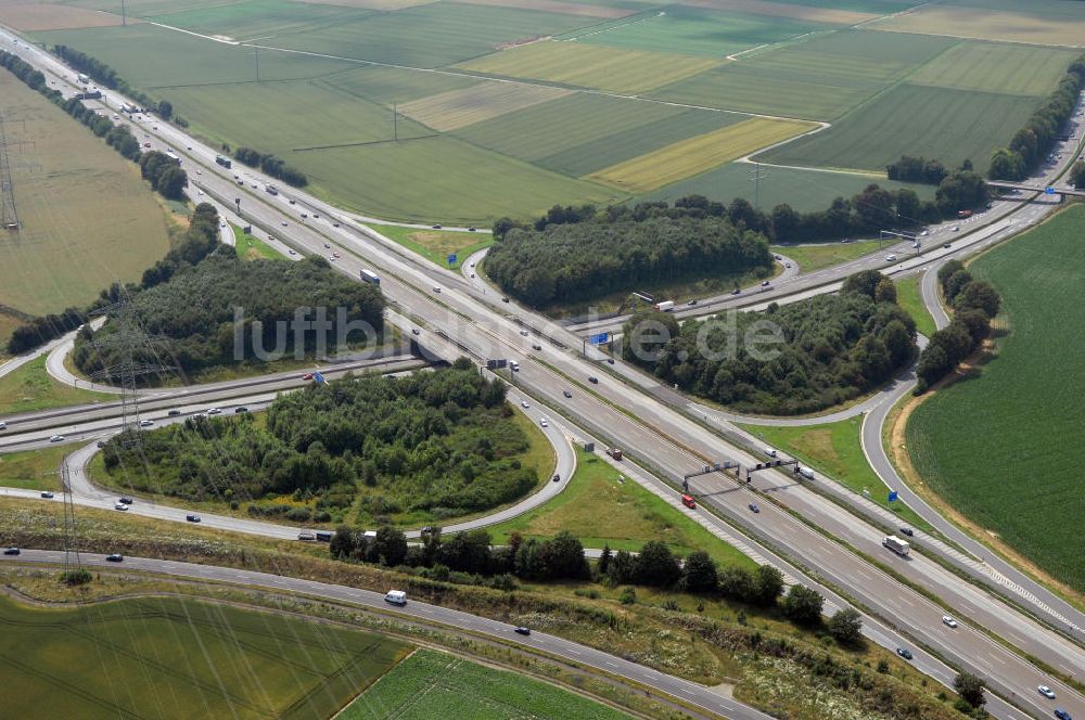 Bad Homburg aus der Vogelperspektive: Bad Homburger Autobahn- Kreuz