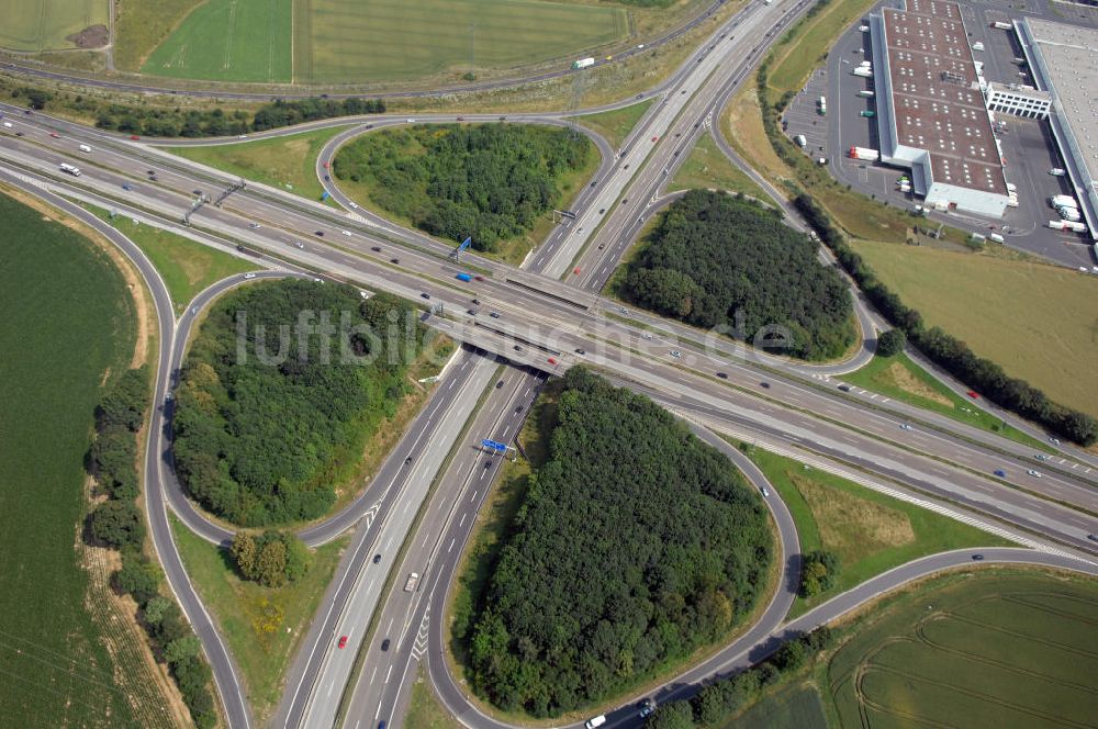 Bad Homburg von oben - Bad Homburger Autobahn- Kreuz