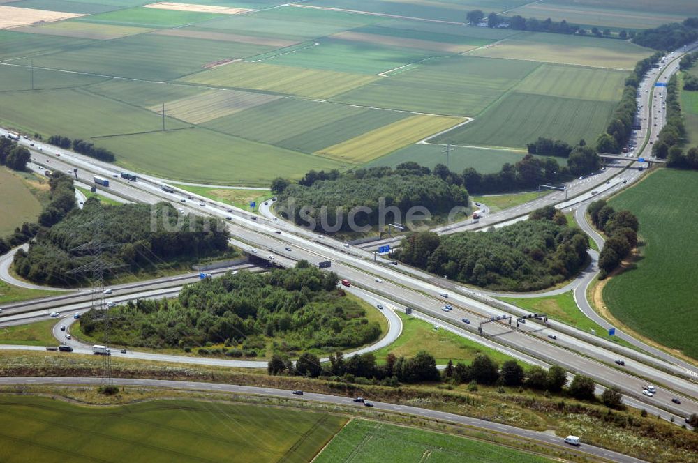 Bad Homburg aus der Vogelperspektive: Bad Homburger Autobahn- Kreuz