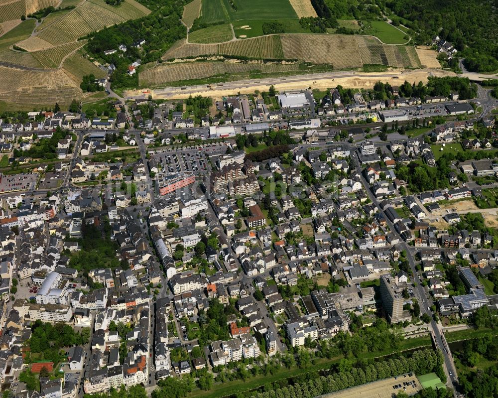 Bad Neuenahr-Ahrweiler von oben - Bad Neuenahr-Ahrweiler im Bundesland Rheinland-Pfalz