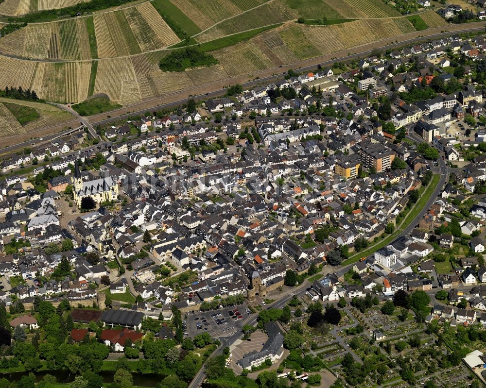 Luftaufnahme Bad Neuenahr-Ahrweiler - Bad Neuenahr-Ahrweiler im Bundesland Rheinland-Pfalz