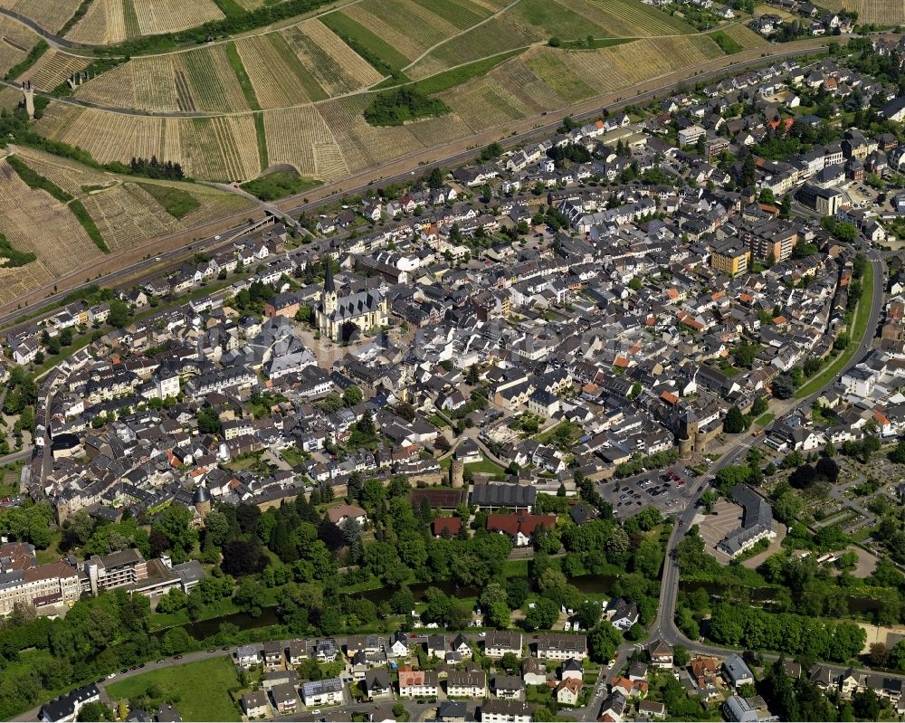 Bad Neuenahr-Ahrweiler von oben - Bad Neuenahr-Ahrweiler im Bundesland Rheinland-Pfalz