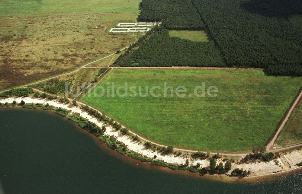 Wittenberg von oben - Badesee bei Wittenberg