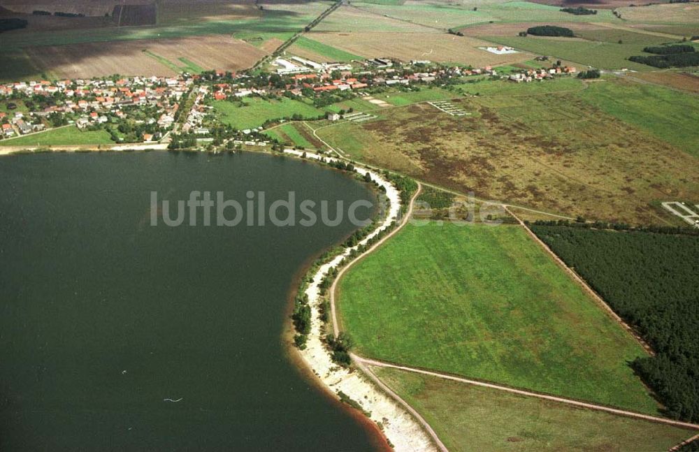 Luftaufnahme Wittenberg / Brandenburg - Badesee bei Wittenberg