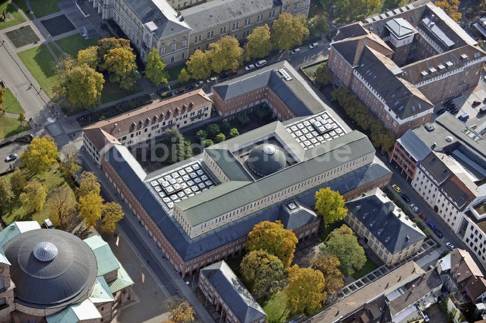 Luftbild Karlsruhe - Badische Landesbibliothek Karlsruhe