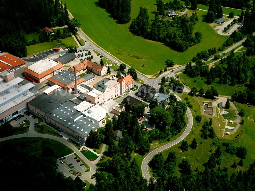 Luftaufnahme Grafenhausen - Badische Staatsbrauerei Rothaus AG, eine Brauerei mit Sitz in Rothaus, einem Ortsteil von Grafenhausen mitten im Hochschwarzwald im Bundesland Baden-Württemberg