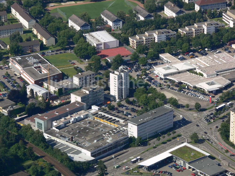 Luftaufnahme Freiburg - Badische Zeitung Freiburg