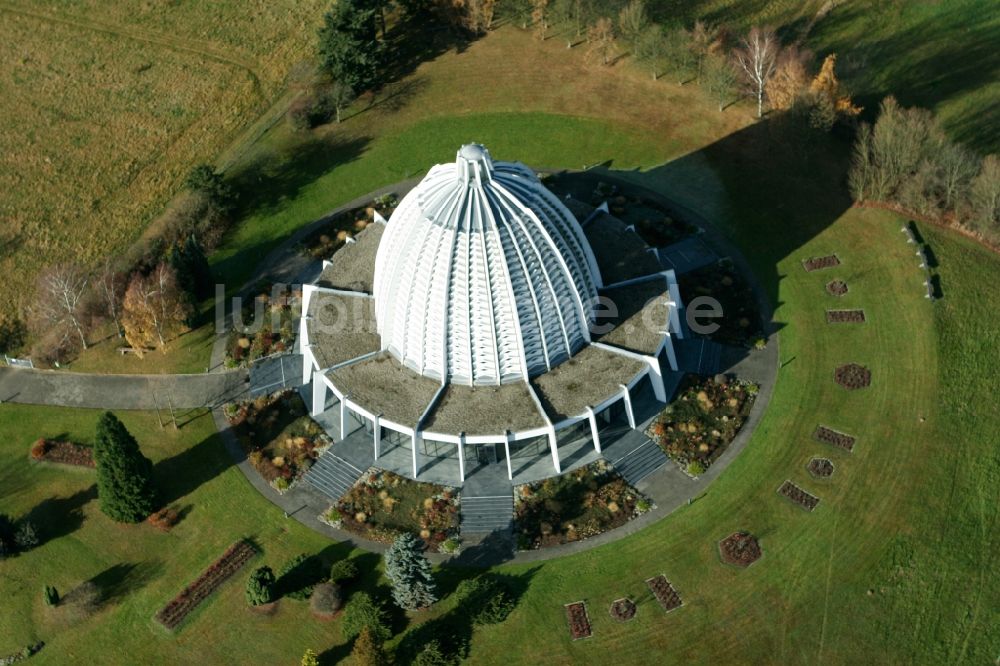 Luftbild Hofheim Taunus - Bahai- Tempel in Hofheim im Taunus im Bundesland Hessen