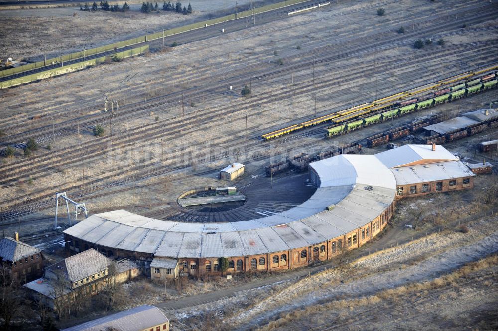 Luftbild Oebisfelde - Bahn- und Ragierbahnhof Oebisfelde in Sachsen-Anhalt