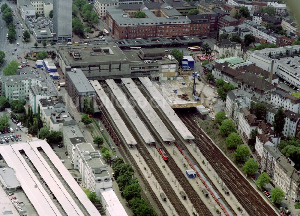 Luftaufnahme HAMBURG - Bahnhof Altona in Hamburg