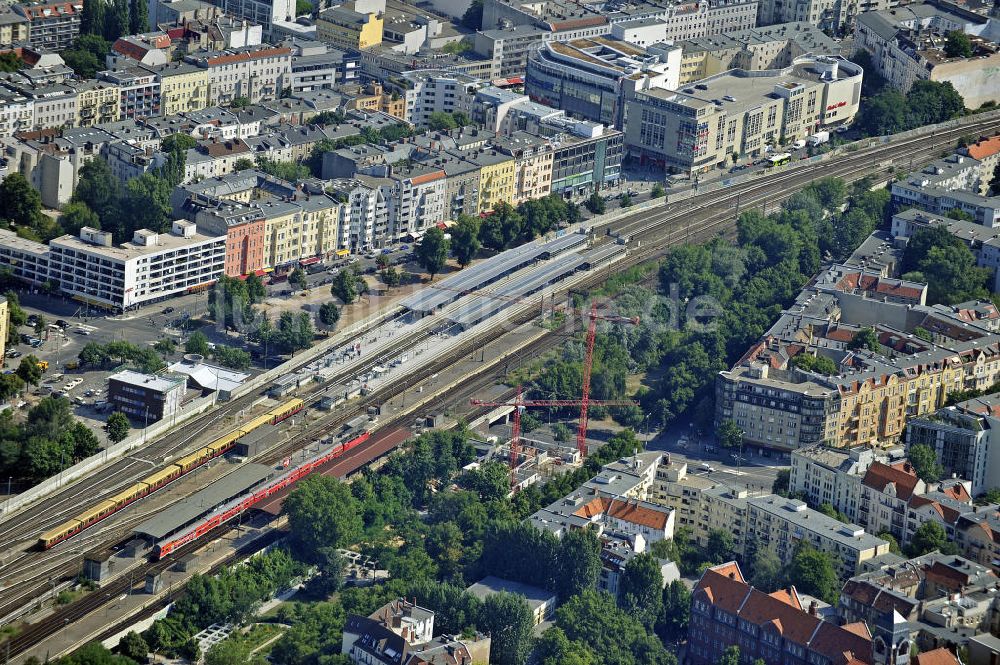 Berlin aus der Vogelperspektive: Bahnhof Berlin-Charlottenburg