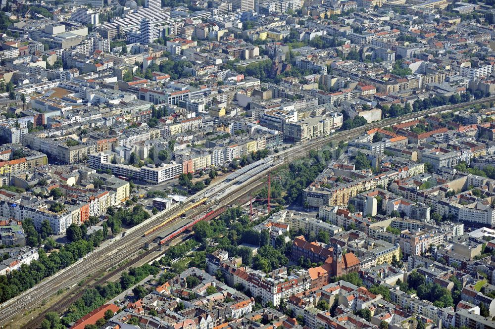 Luftaufnahme Berlin - Bahnhof Berlin-Charlottenburg