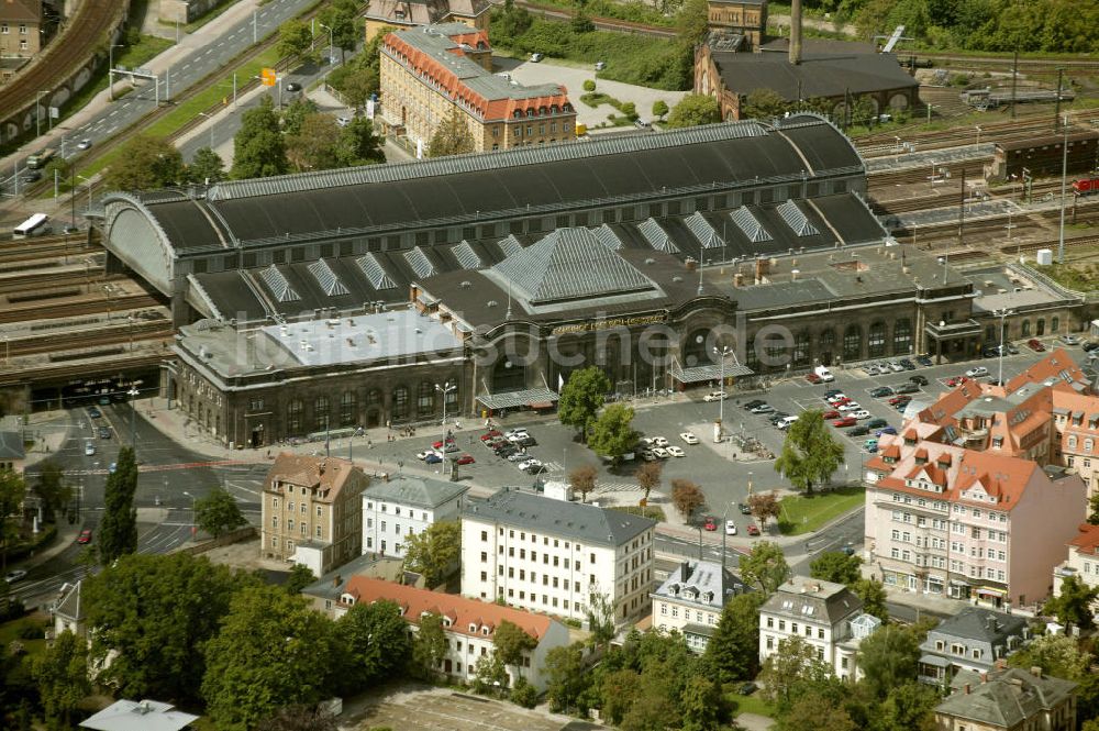 Luftaufnahme Dresden - Bahnhof Dresden