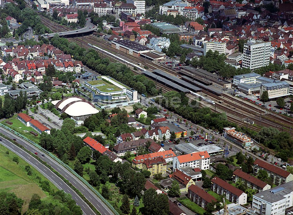 Luftbild Göppingen - Bahnhof Göppingen