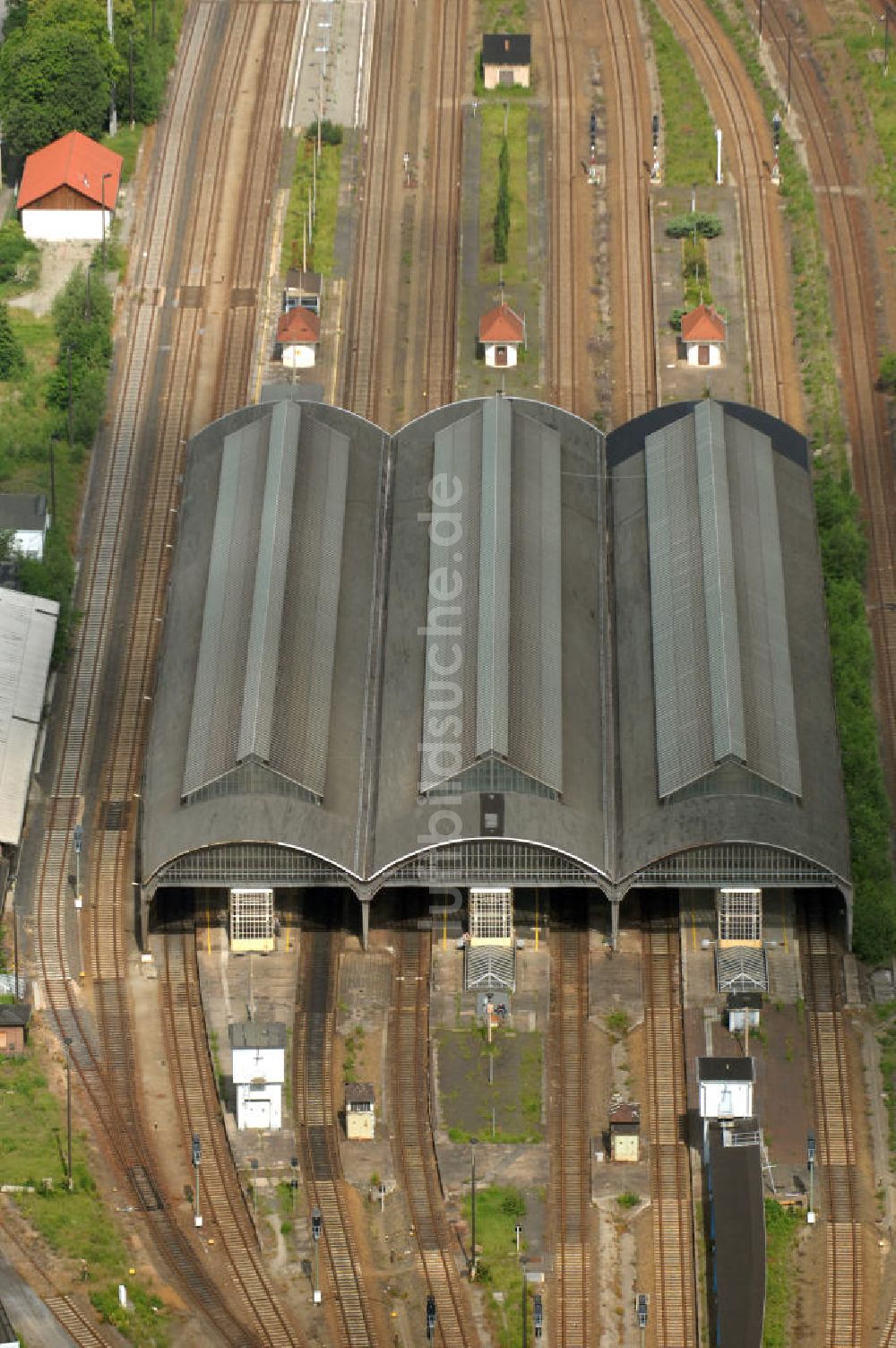 Görlitz aus der Vogelperspektive: Bahnhof Görlitz