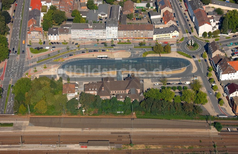 Luftbild Herne - Bahnhof Herne im Bundesland Nordrhein-Westfalen