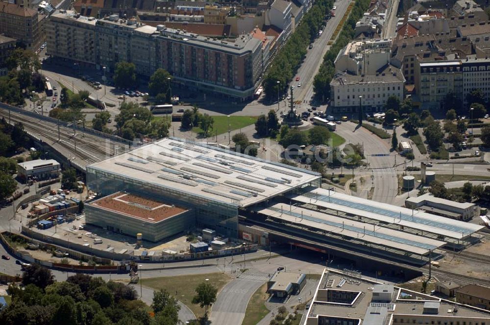 Luftbild Wien - Bahnhof am Praterstern (Wien)